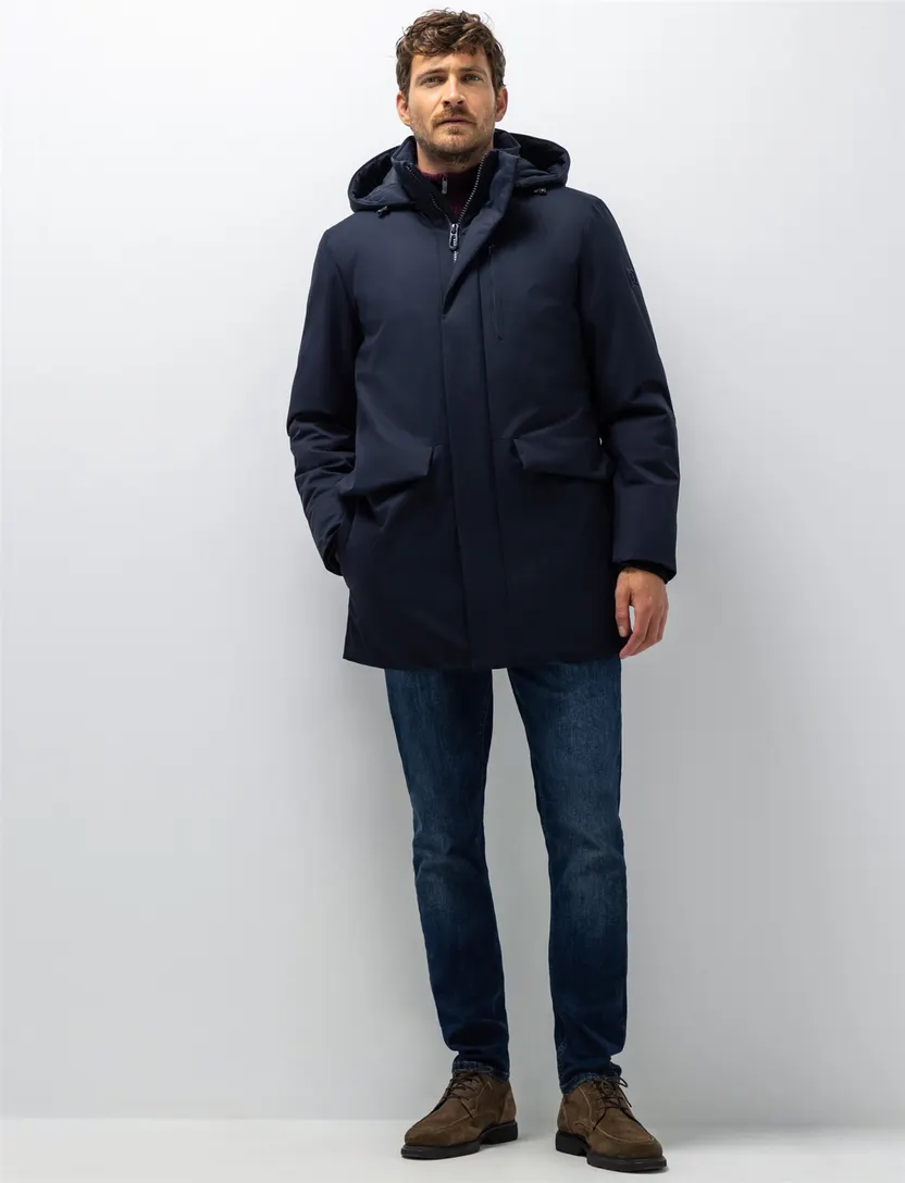 Parka jas State of Art donkerblauw