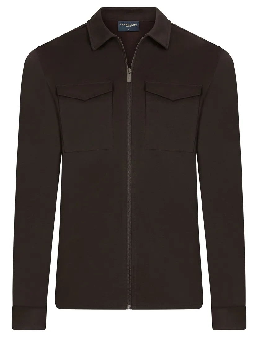 Overshirt Cavallaro bruin