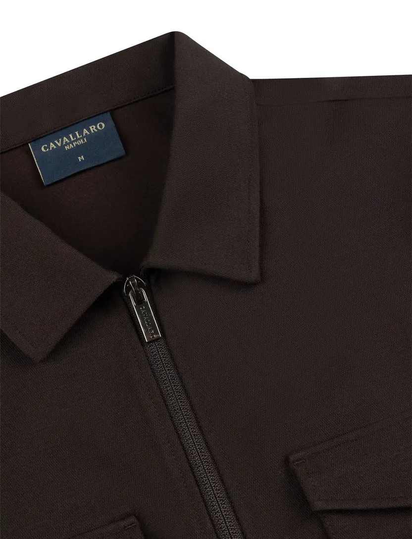 Overshirt Cavallaro bruin