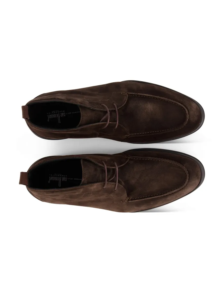 Floris van Bommel veterschoenen bruin effen