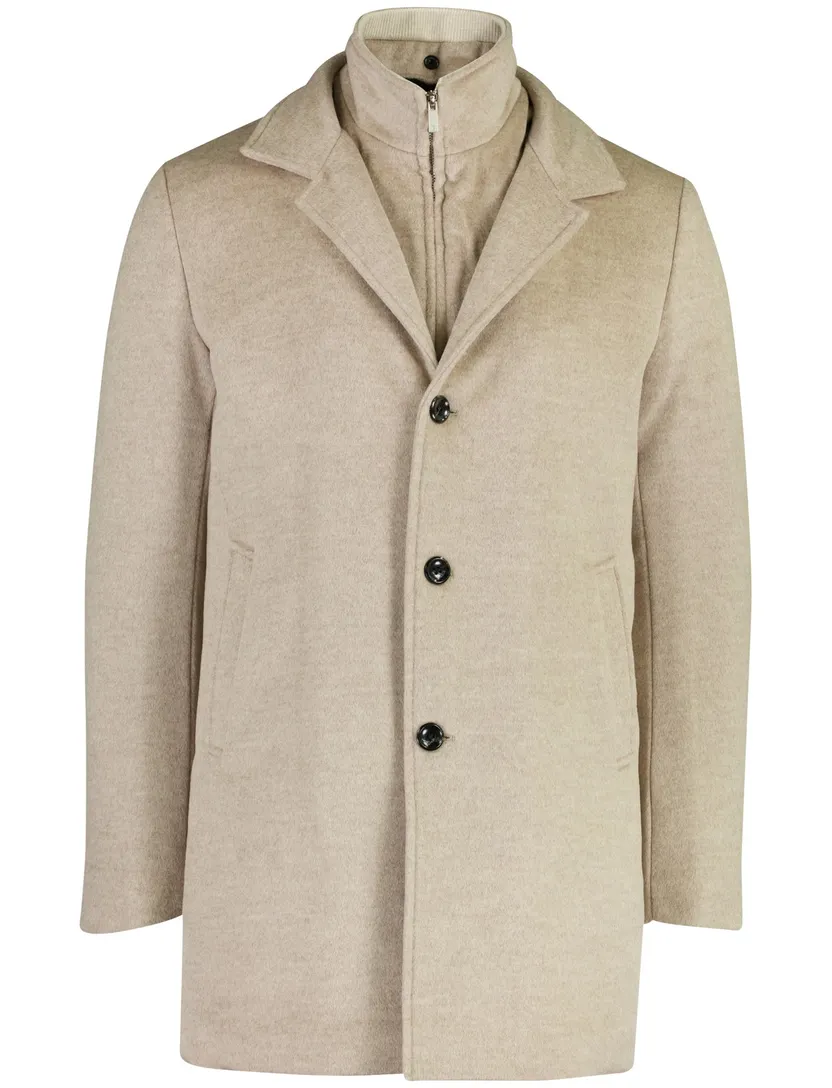 Overjas Gentiluomo beige wol