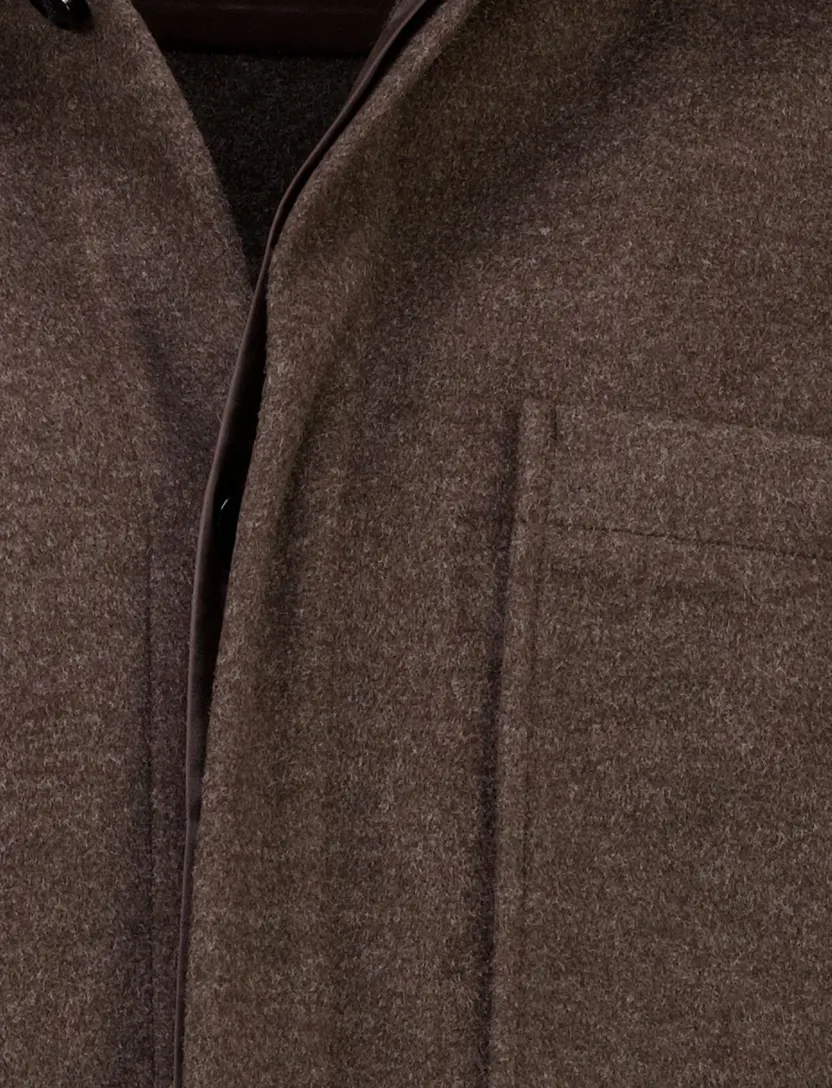 Overshirt Gentiluomo bruin
