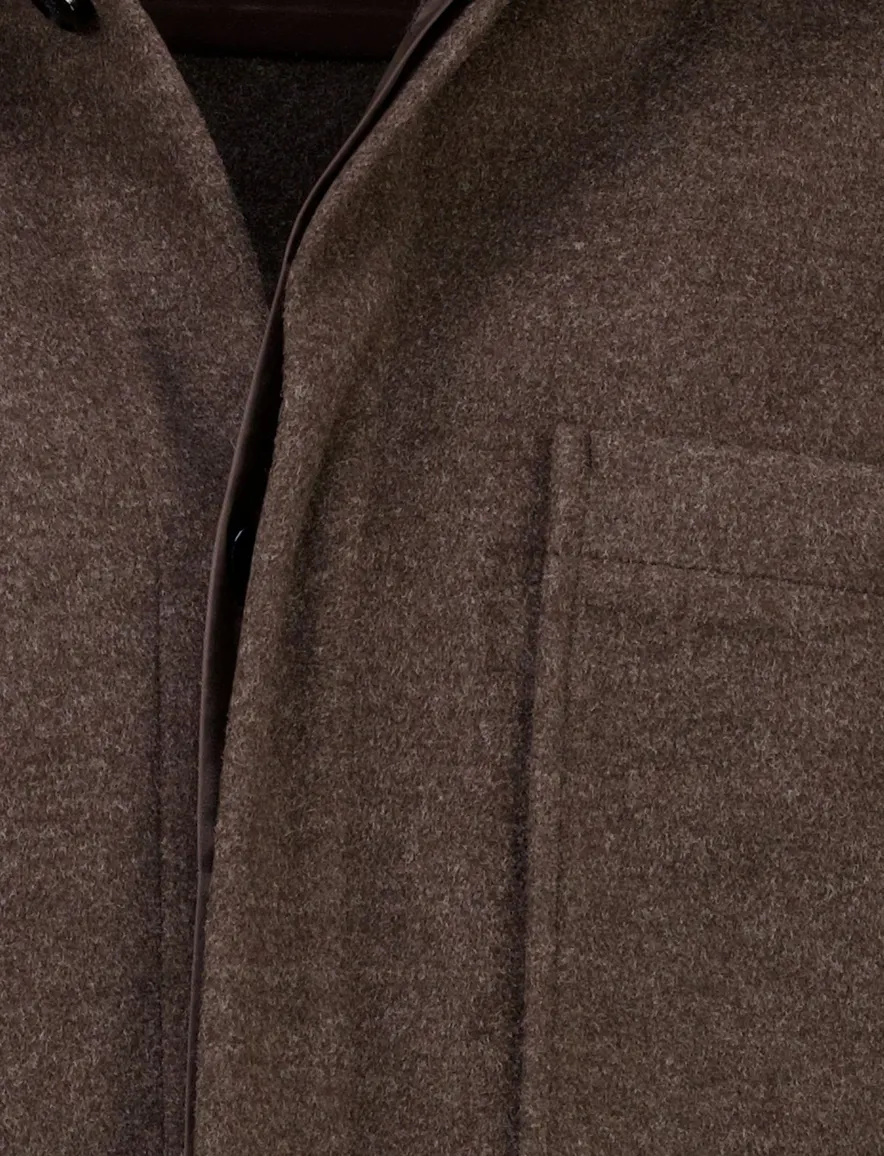 Overshirt Gentiluomo bruin