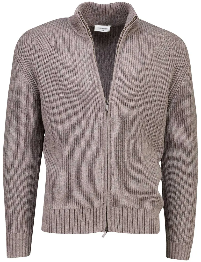 Vest Gentiluomo bruin gebreid