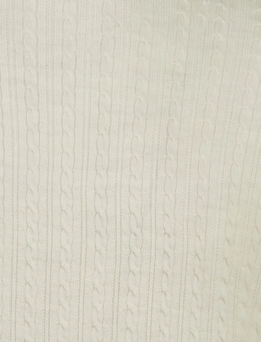 Gentiluomo trui creme merinowol turtleneck