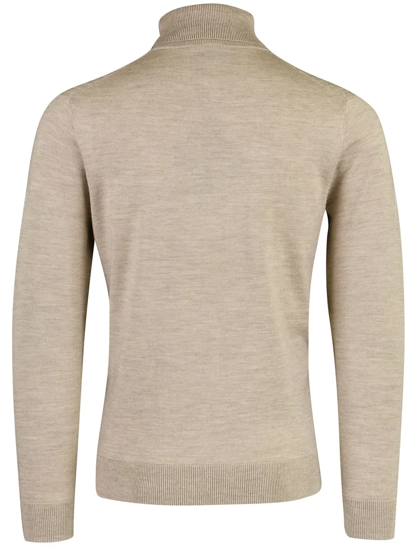 Trui Gentiluomo beige merinowol