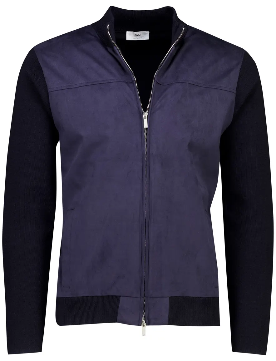Gentiluomo outdoor vest donkerblauw