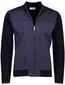 Vest Gentiluomo donkerblauw merinowol