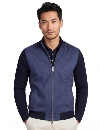 Gentiluomo Gentiluomo outdoor vest donkerblauw