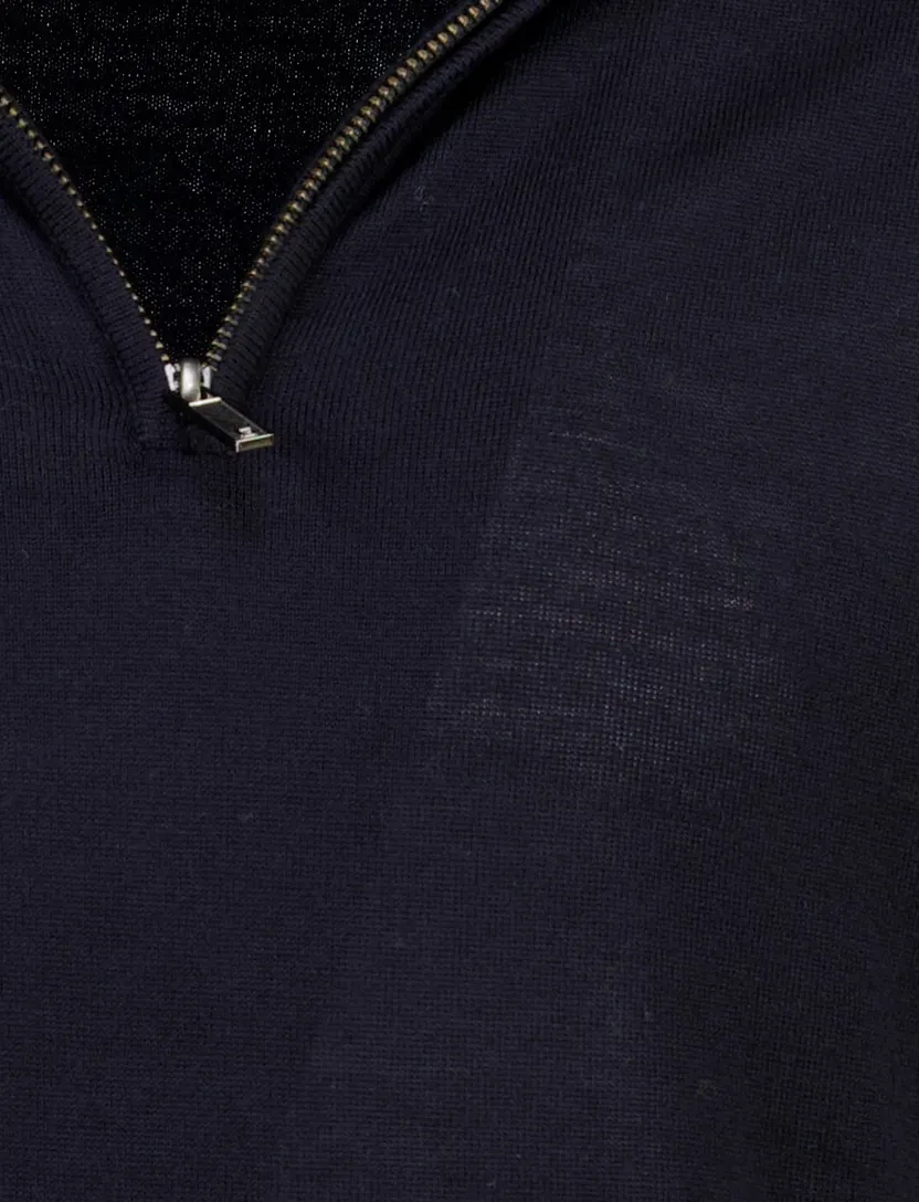 Trui Gentiluomo donkerblauw merinowol