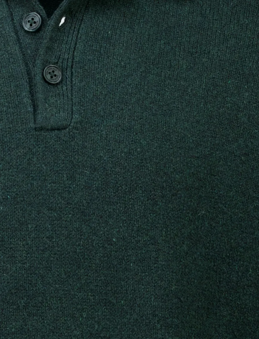 Poloshirt New Zealand groen 26HN287-DARK HUNTER MELAN