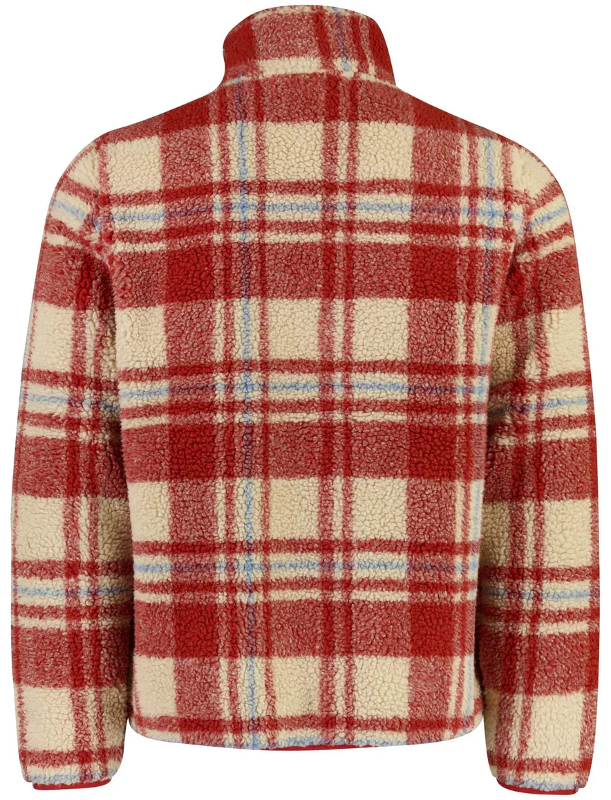 New Zealand vest outdoor rusty oranje geruit