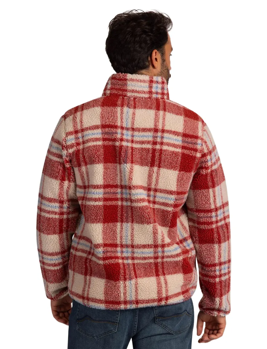 New Zealand vest outdoor rusty oranje geruit