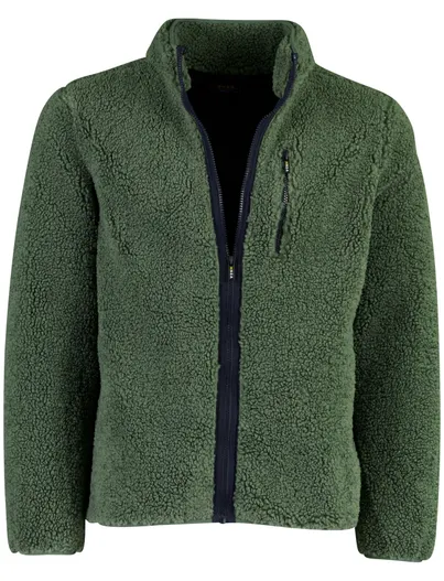 New Zealand New Zealand vest groen met borstzak