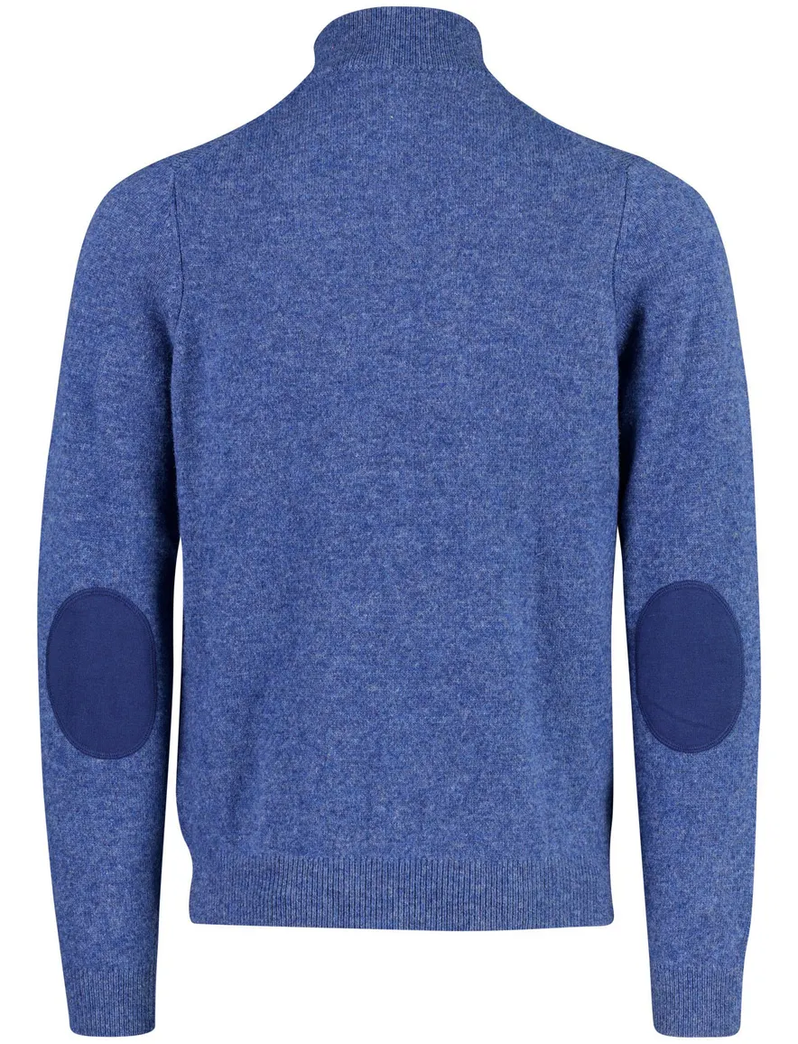 Trui New Zealand blauw 26HN402-CAPRI BLUE MELANG
