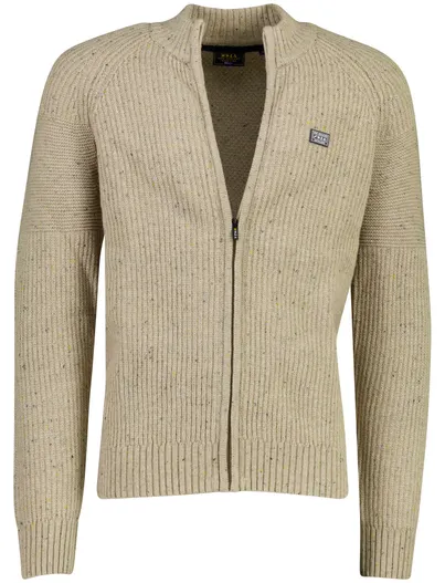 New Zealand New Zealand vest beige gemeleerd wol warm