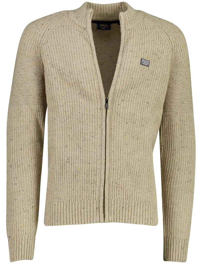 Vest New Zealand beige wol