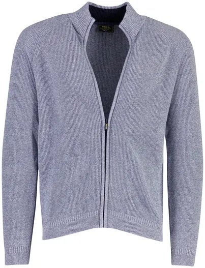 New Zealand Vest New Zealand blauw gebreid