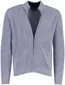 Vest New Zealand blauw gebreid