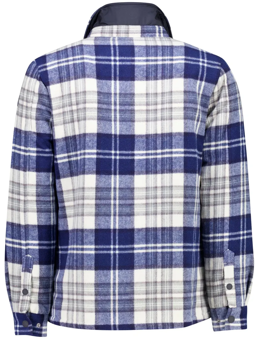 Overshirt New Zealand donkerblauw geruit