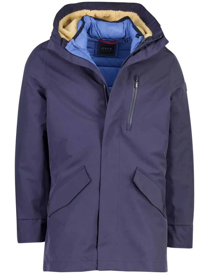 Parka jas New Zealand navy waterafstotend