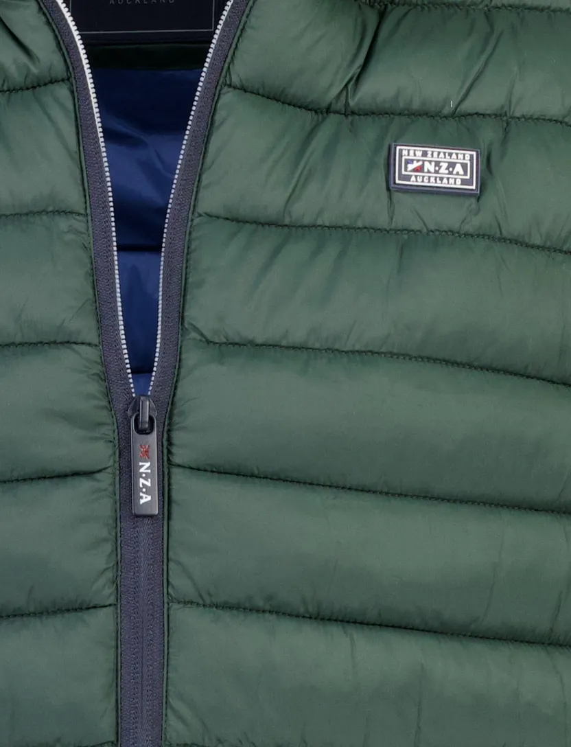 Bodywarmer New Zealand donkergroen