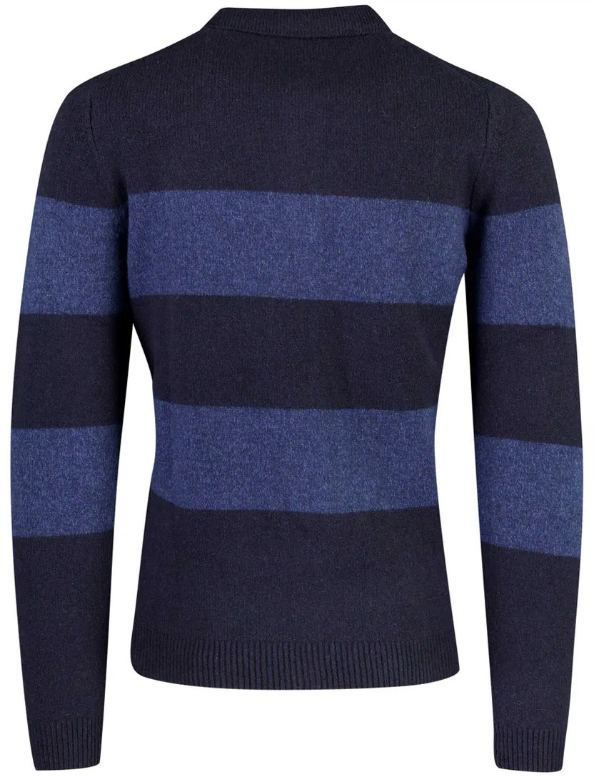 Trui New Zealand donkerblauw gebreid