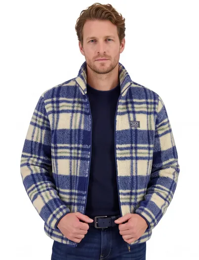 New Zealand New Zealand outdoor vest blauw geruit