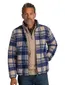 New Zealand outdoor vest blauw geruit