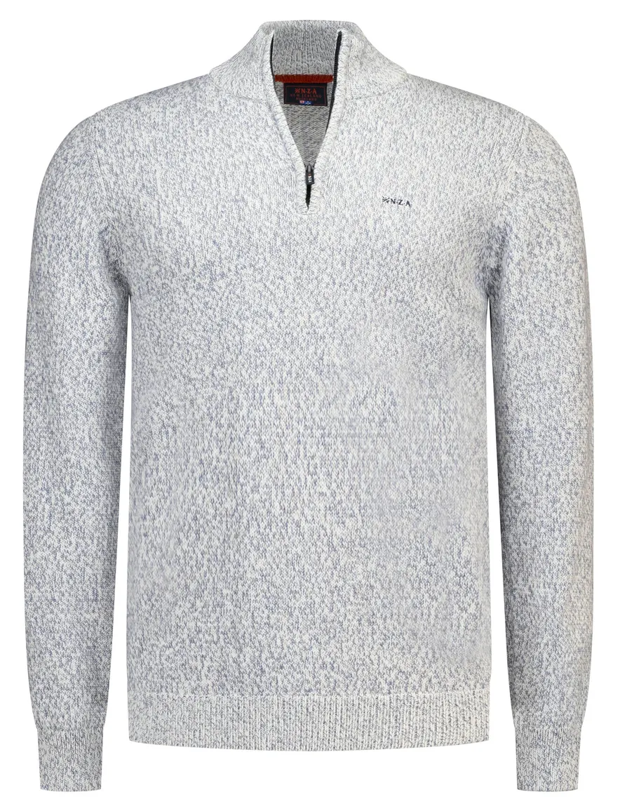 Trui New Zealand grijs 26HN402-OATMEAL MELANGE
