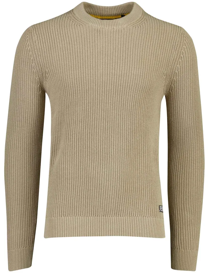 Trui New Zealand camel gebreid