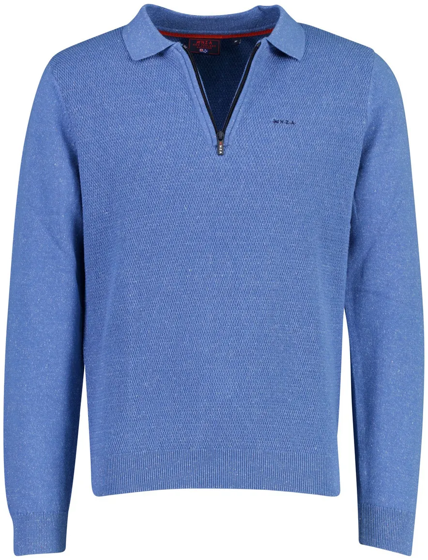 Trui New Zealand blauw 26HN414-CAPRI BLUE
