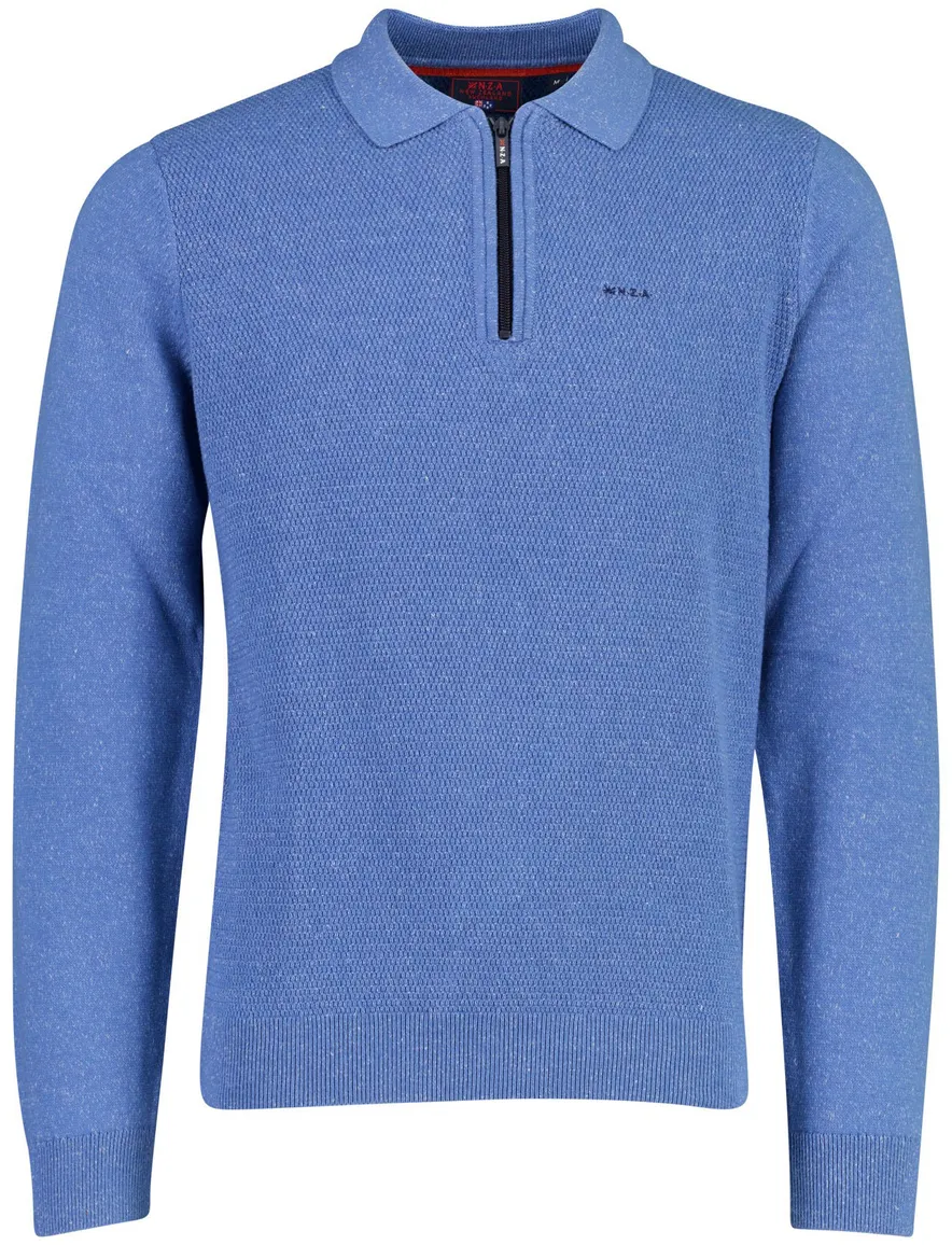 Trui New Zealand blauw 26HN414-CAPRI BLUE