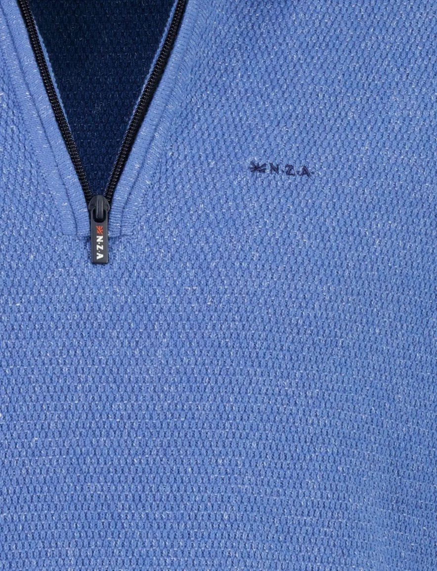 Trui New Zealand blauw 26HN414-CAPRI BLUE