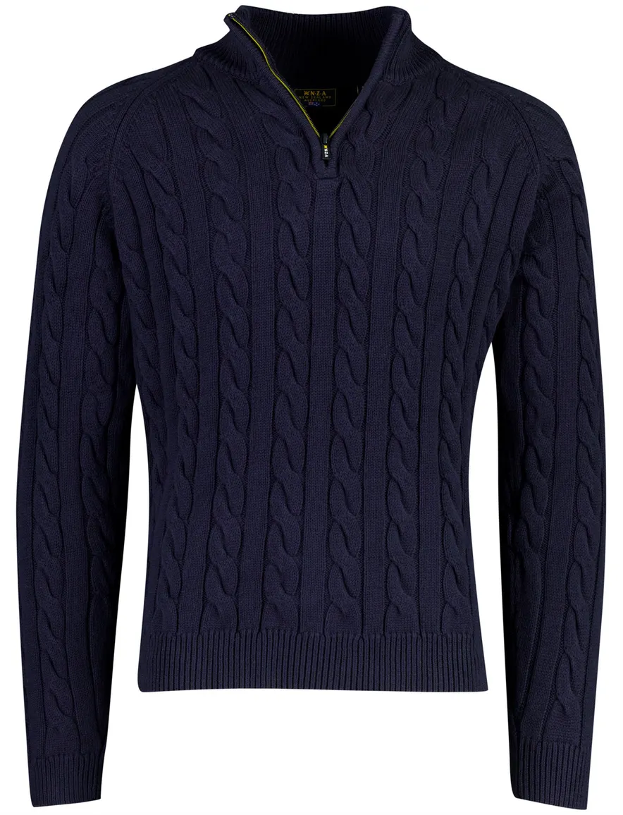 Trui New Zealand donkerblauw 26HN454-OXFORD NAVY