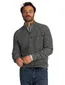 Trui New Zealand groen half zip katoen