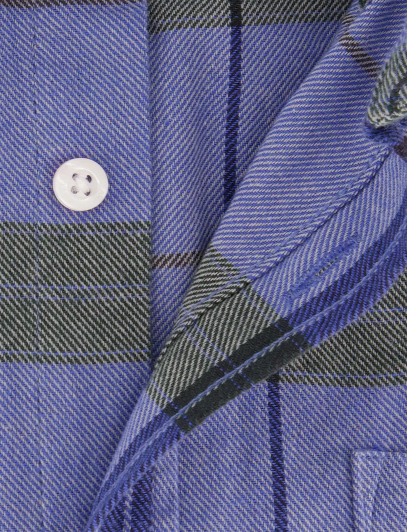 Overhemd New Zealand blauw 26HN525-INK BLUE