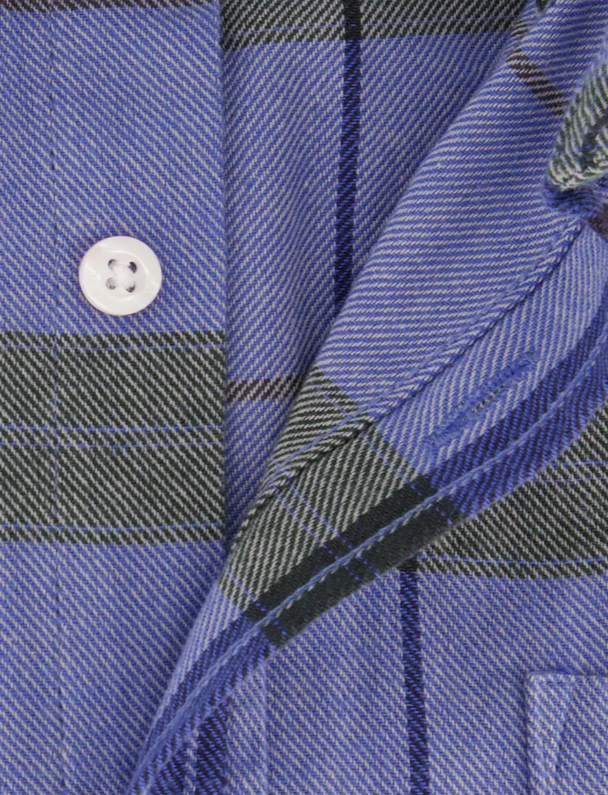 Overhemd New Zealand blauw 26HN525-INK BLUE
