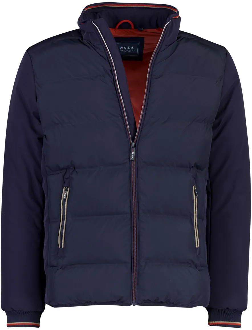 New Zealand gewatteerde jas donkerblauw warm