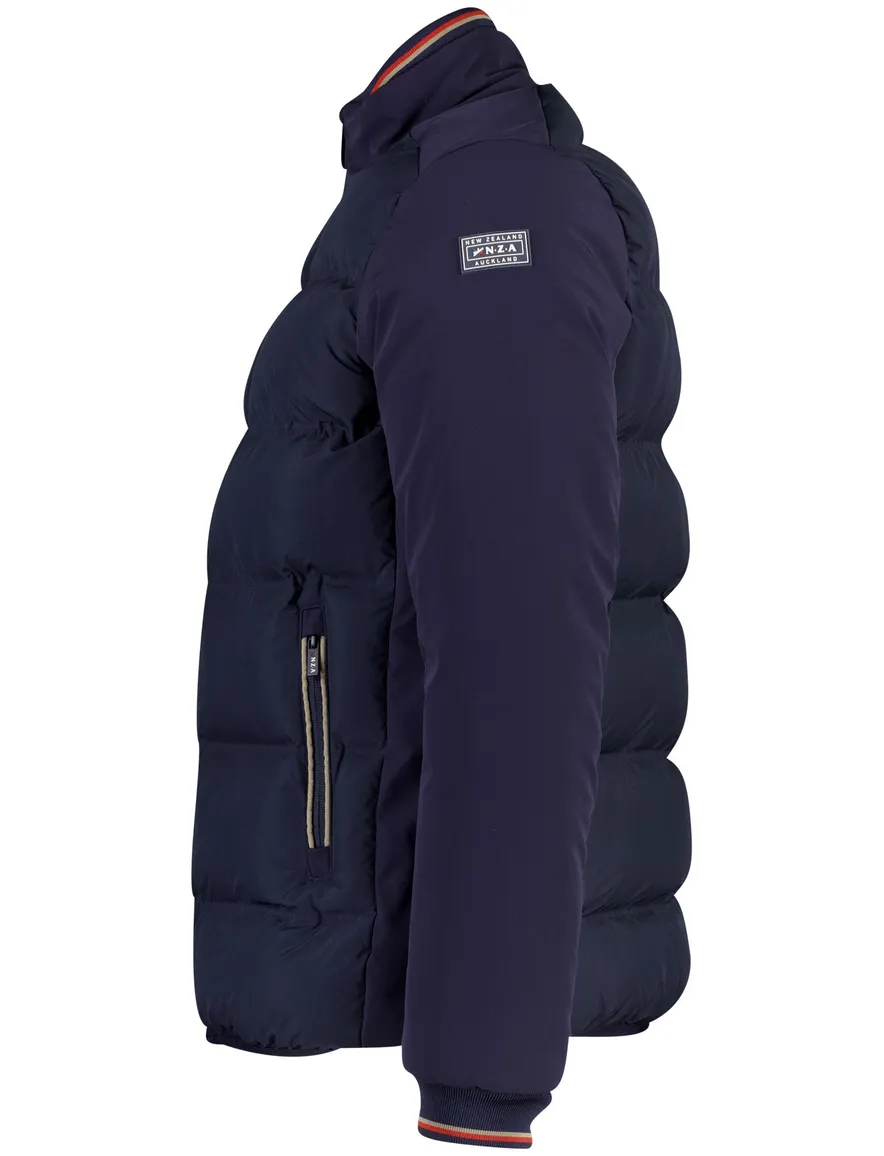 New Zealand gewatteerde jas donkerblauw warm
