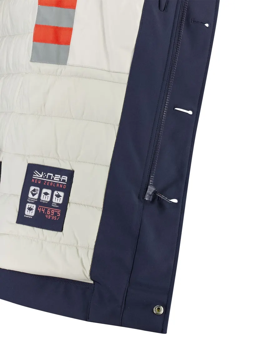 New Zealand parka jas donkerblauw waterdicht