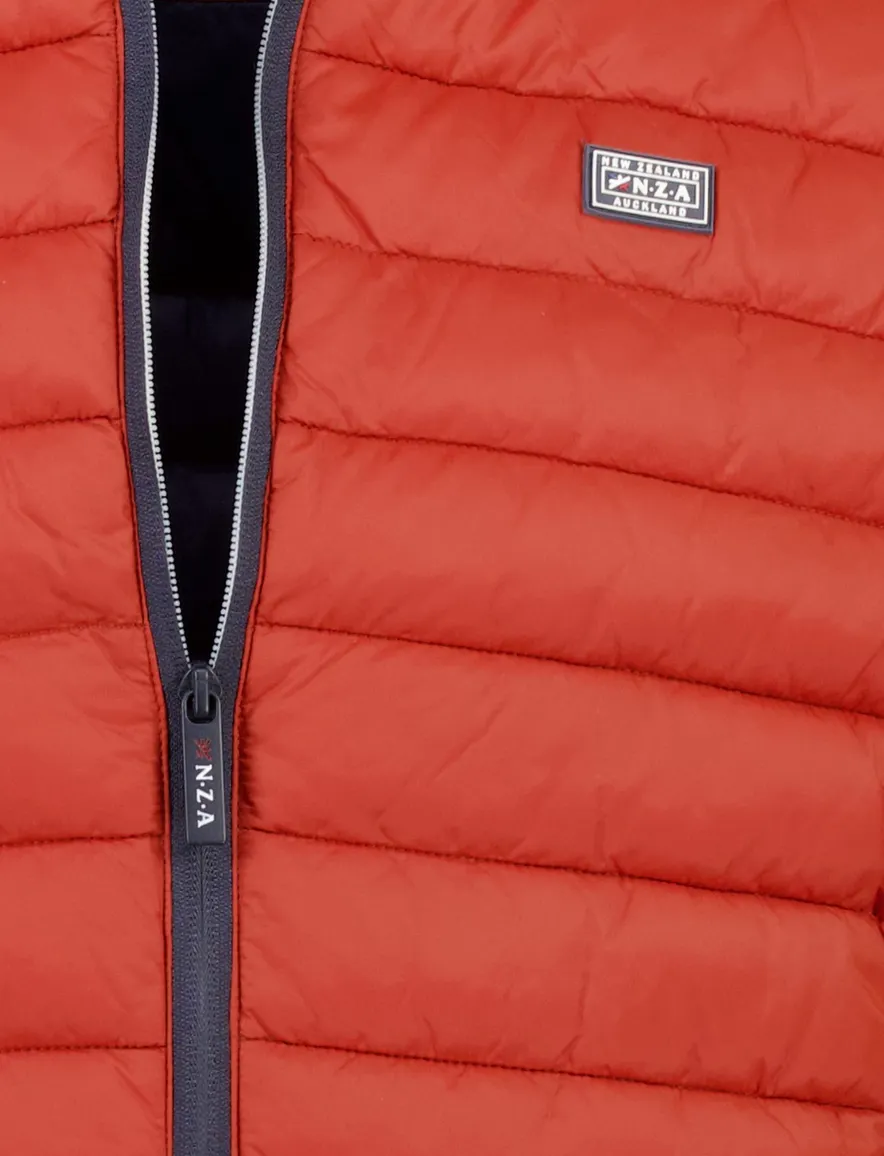 Bodywarmer New Zealand oranje 26HN820-RUSTY ORANGE