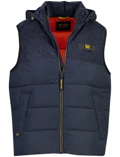 PME Legend PME Legend bodywarmer donkerblauw