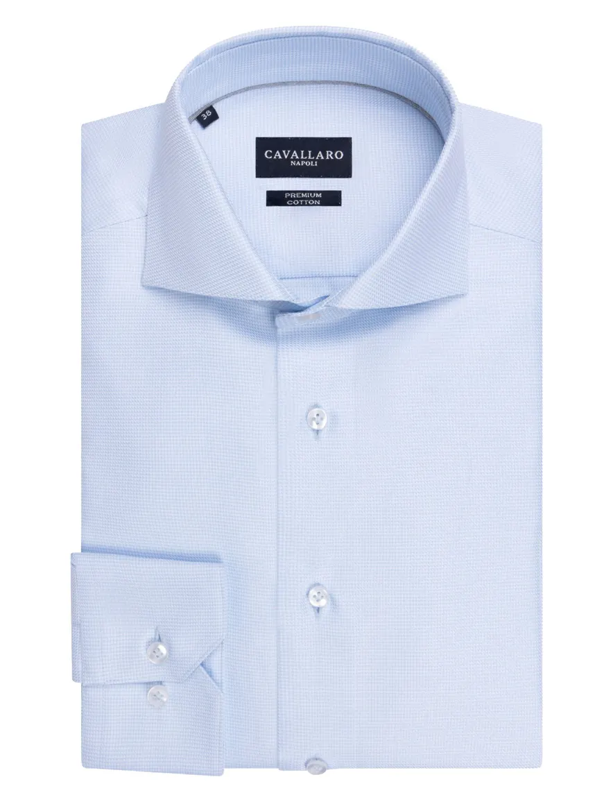 Overhemd Cavallaro lichtblauw 110265006-Light blue