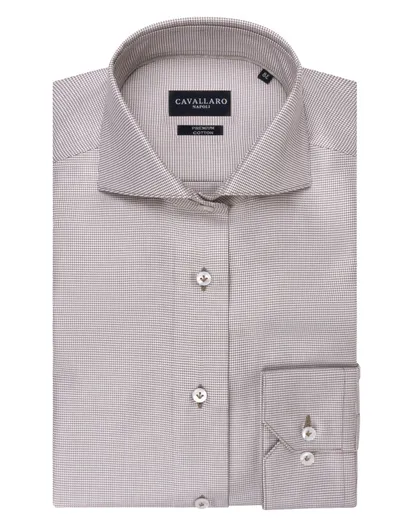 Cavallaro Overhemd Cavallaro beige