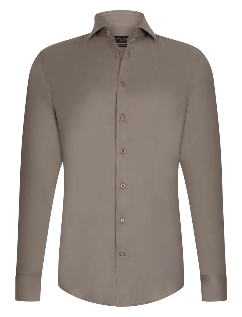 Overhemd Cavallaro beige