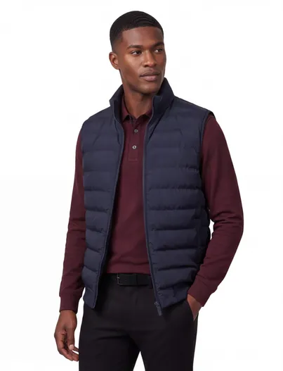 Cavallaro Cavallaro bodywarmer puffer navy