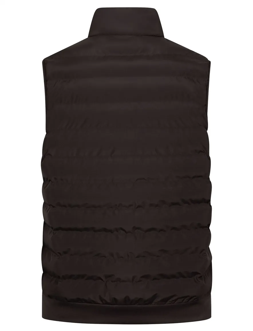 Cavallaro puffer bodywarmer bruin