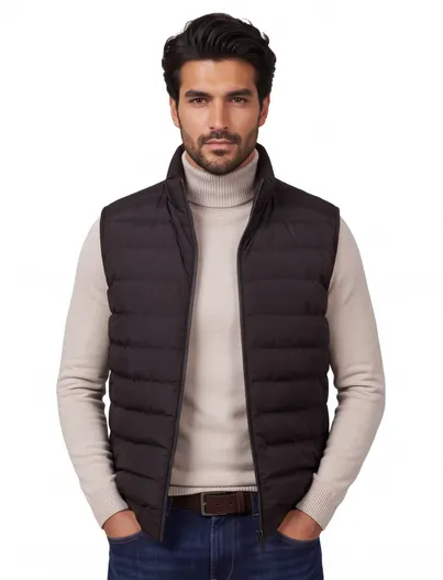 Cavallaro Cavallaro puffer bodywarmer bruin