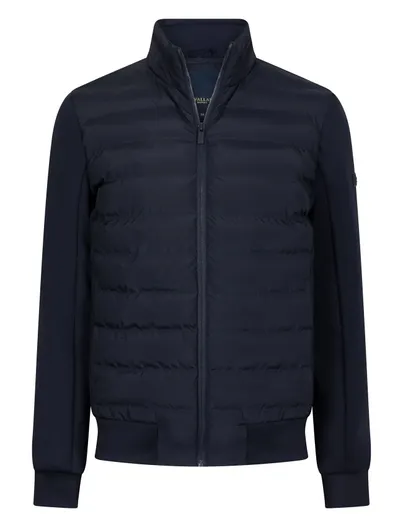 Cavallaro Gewatteerde jas Cavallaro donkerblauw gevoerd